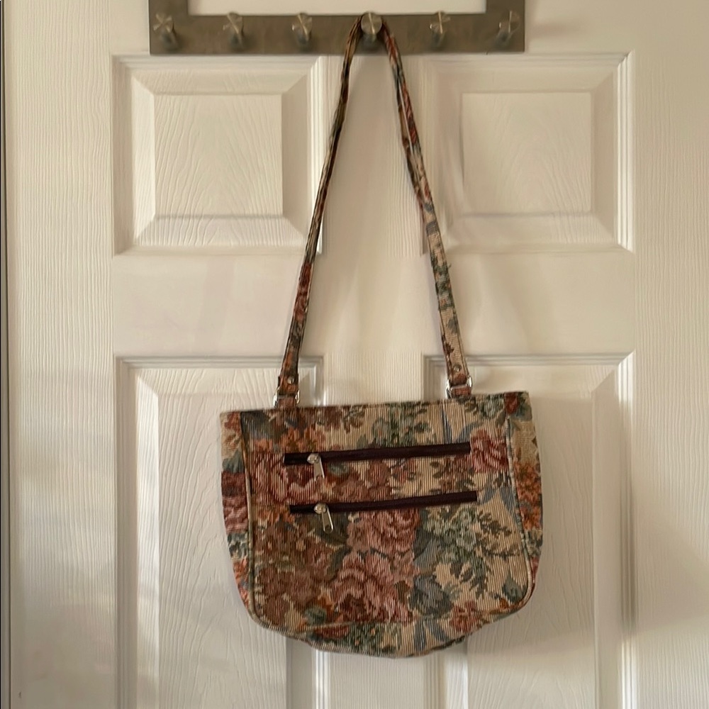 Pretty cottage core floral handbag purse boho romantic western